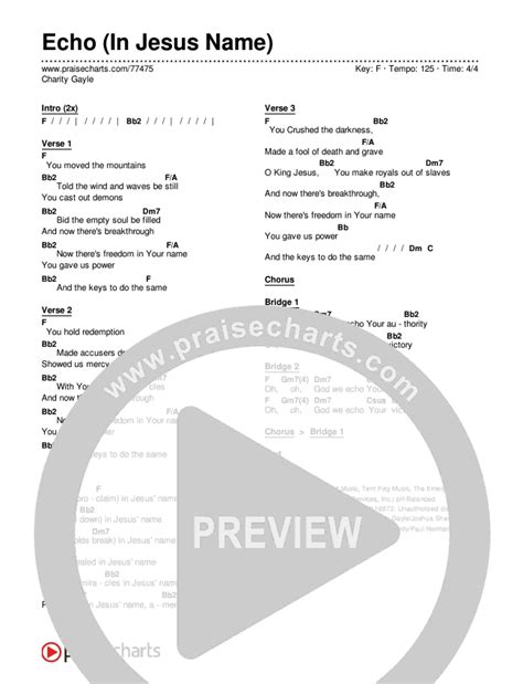 echo charity gayle lyrics